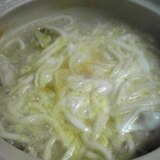 楽チン3日目うどん鍋